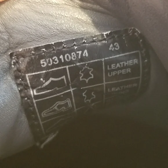 Hugo Boss Parkour Leather Fashion Sneakers Dark Brown Mens Casual Shoes Low Tops - Picture 11 of 12